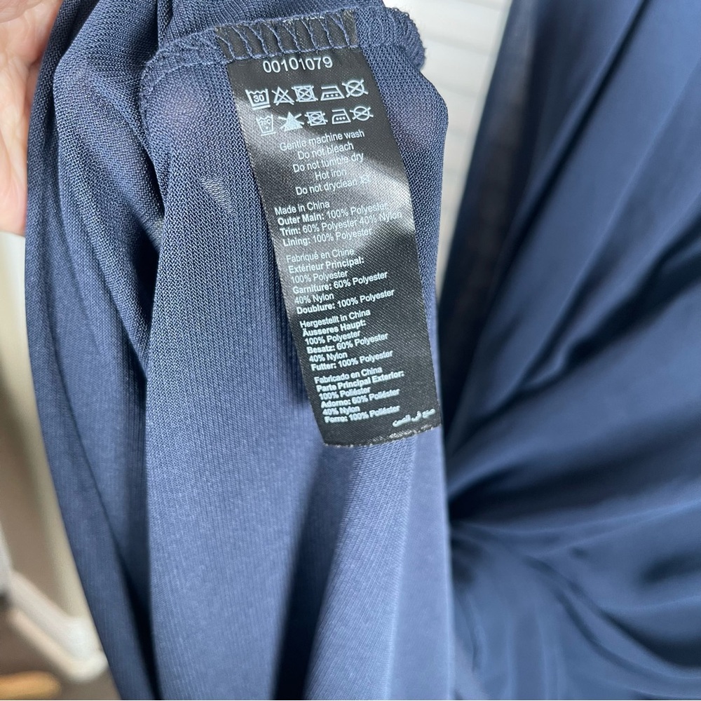 π City Chic Panelled Bodice Maxi Dress β French Navy (Size S/16) | NWT - Picture 11 of 12